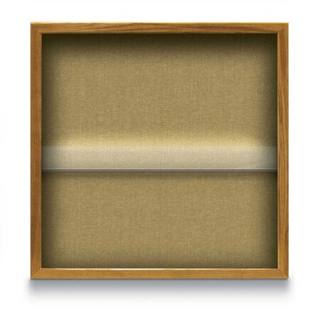United Visual Products Outdoor Enclosed Combo Board, 48"x36", Satin Frame/White Porc & Cinnabar UVCB4836OD-WHTPORC-CINNABA
